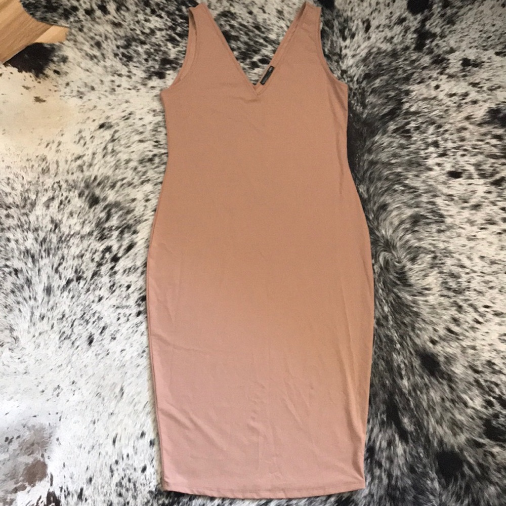 Zara Blushy Nude Tank Dress